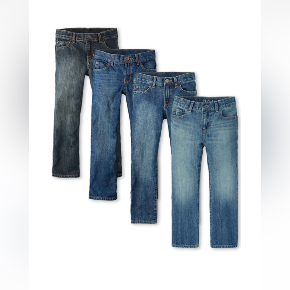 The Children’s Place - NWOT Boys Bootcut Jeans 4-Pack - Multi Color SIZE 6